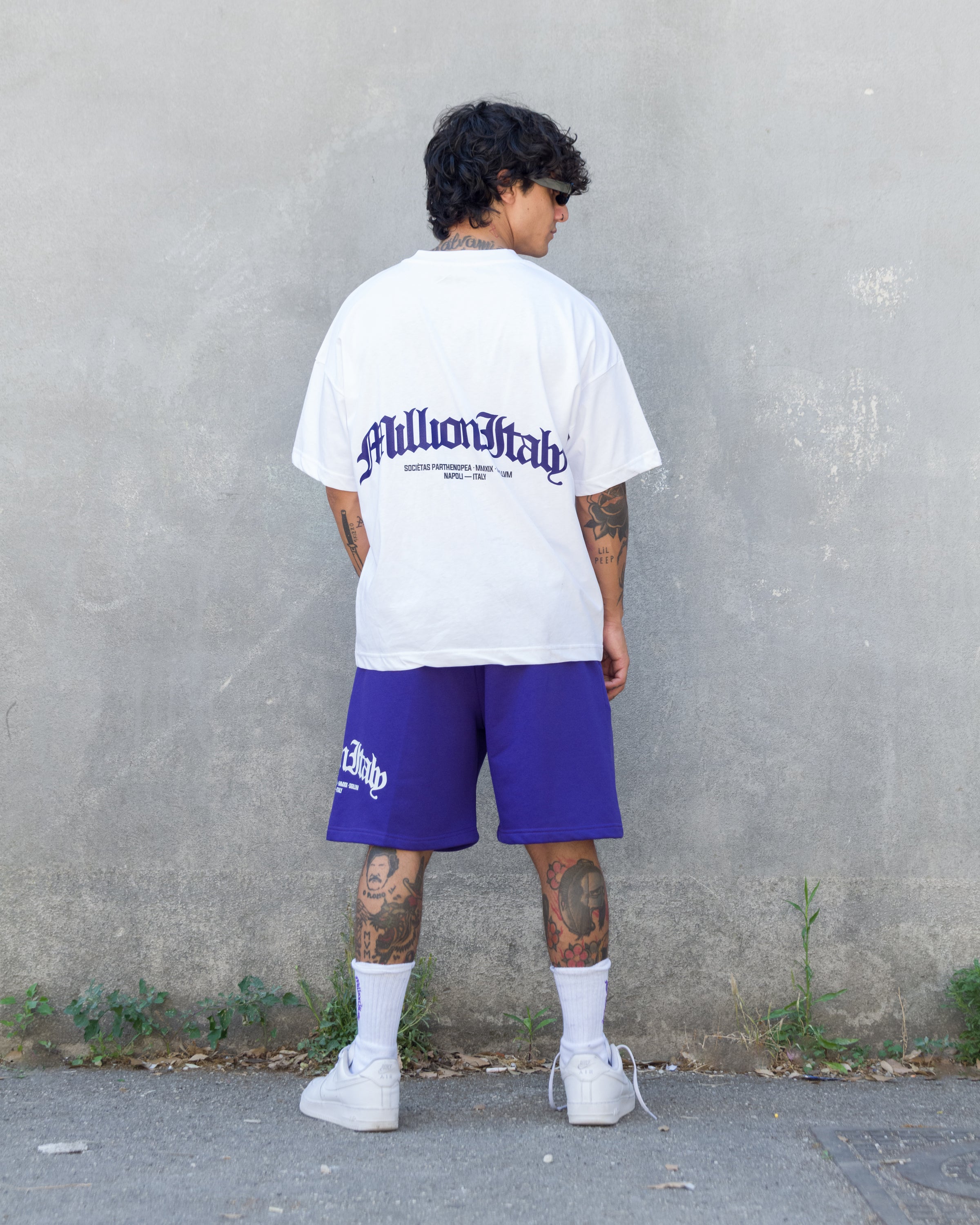 White Arch Logo Purple T-Shirt