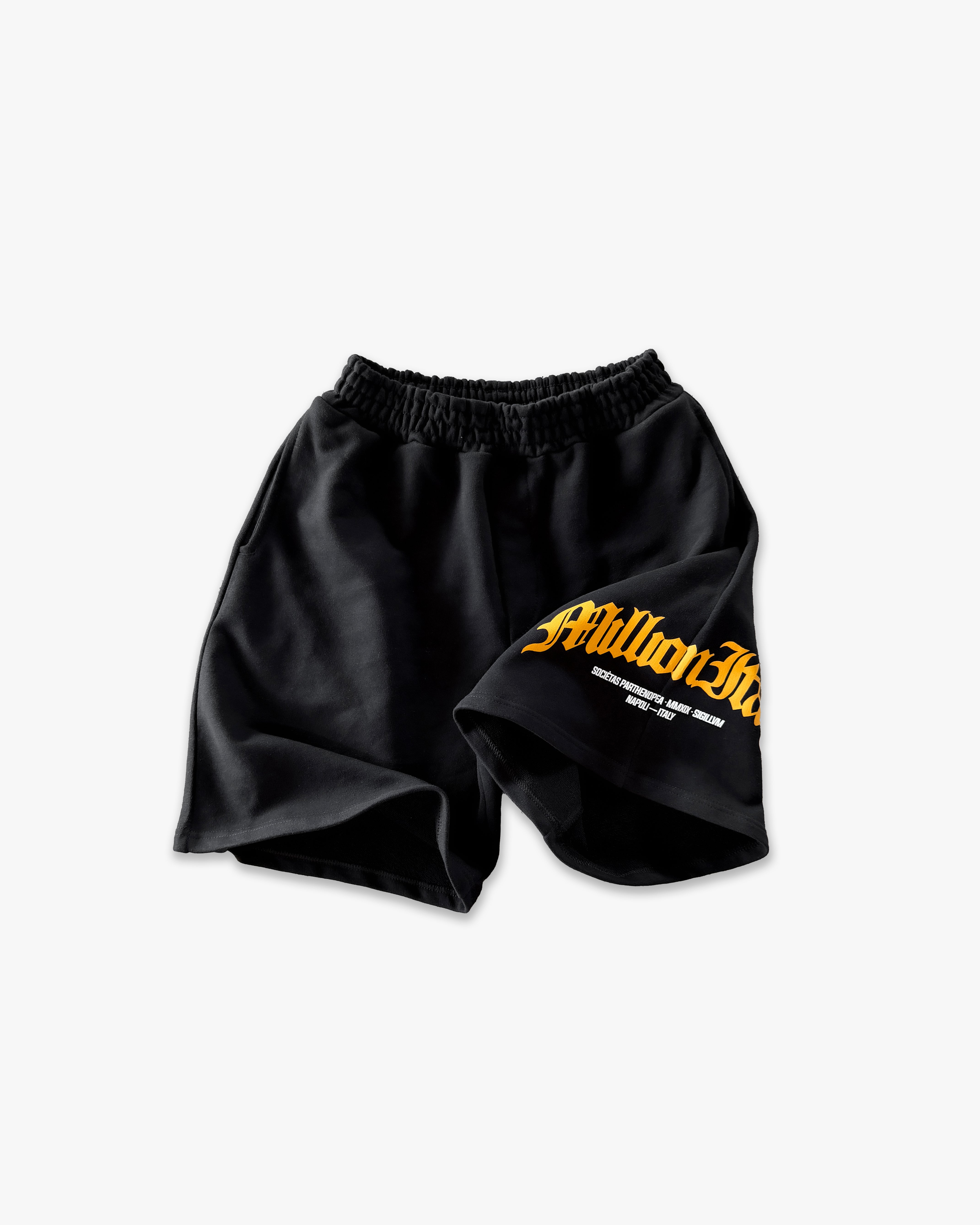 Black Arch Logo Shorts