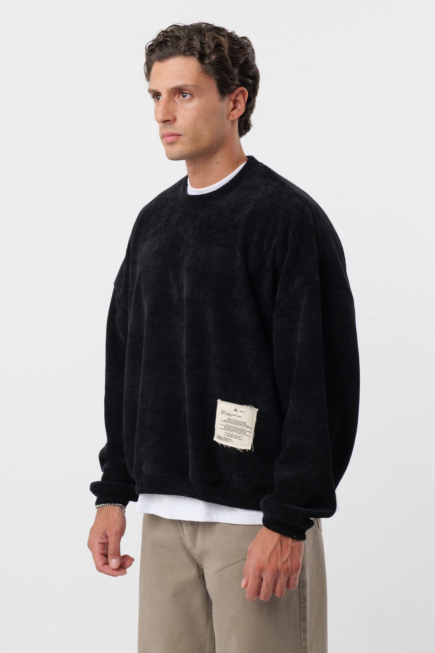 Black 'Archive' Crewneck