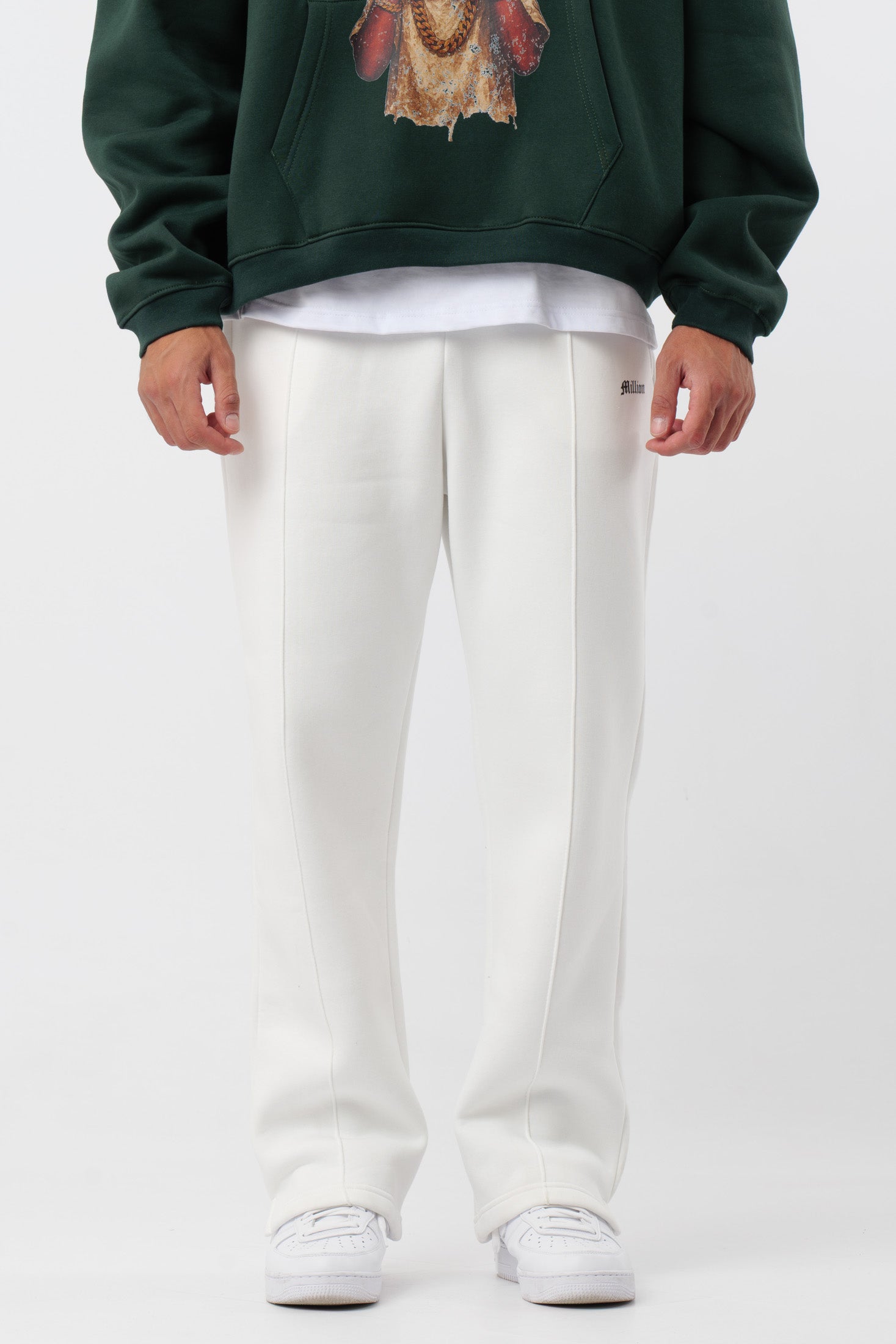 Sweatpants Logo Cream