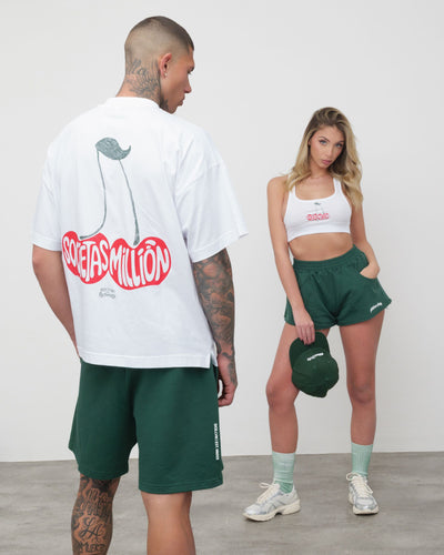 T-Shirt Ciliegie Bianca