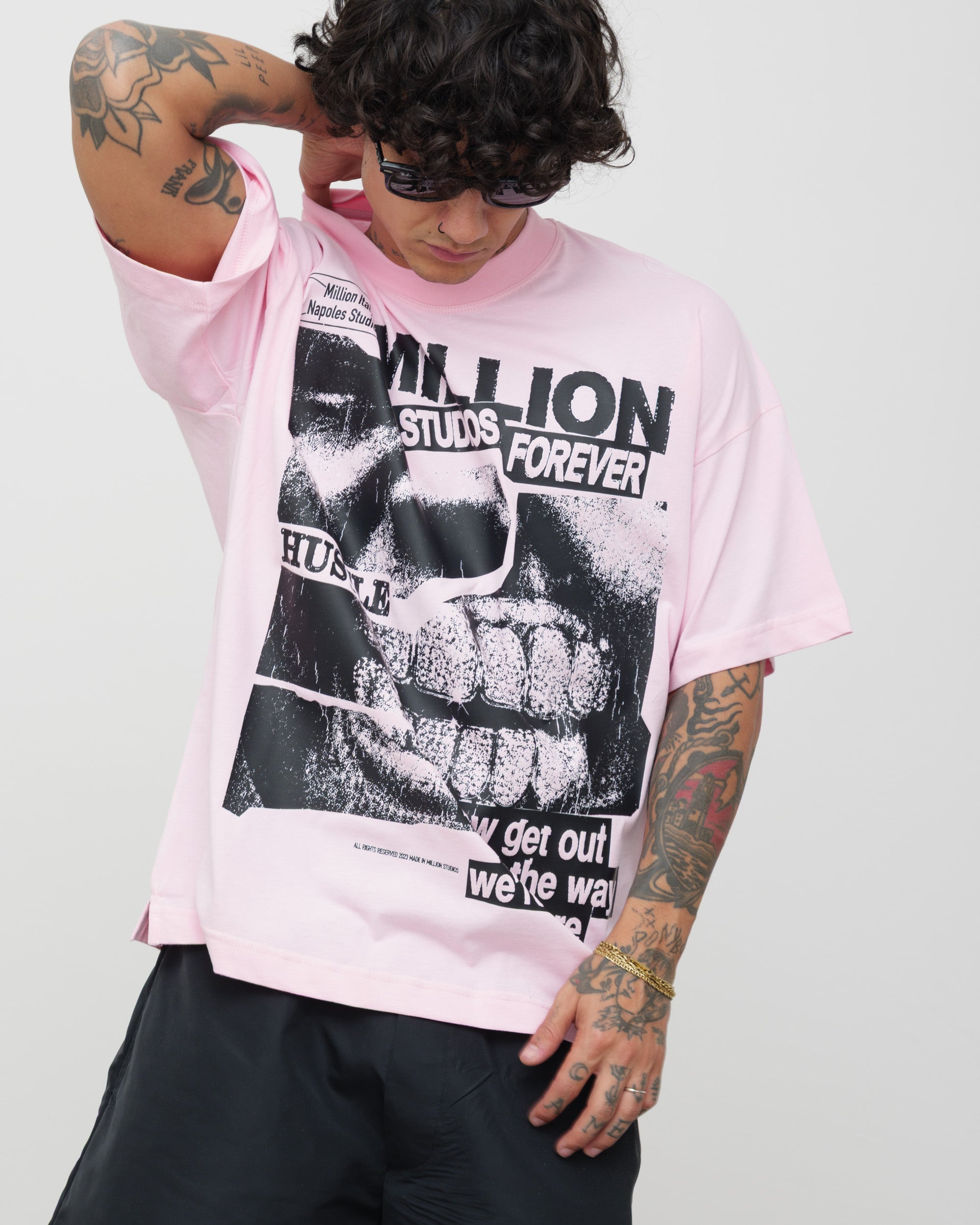 T-Shirt Hustle Rosa