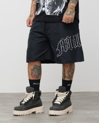 Shorts Tech Nero - Diamond Bianco