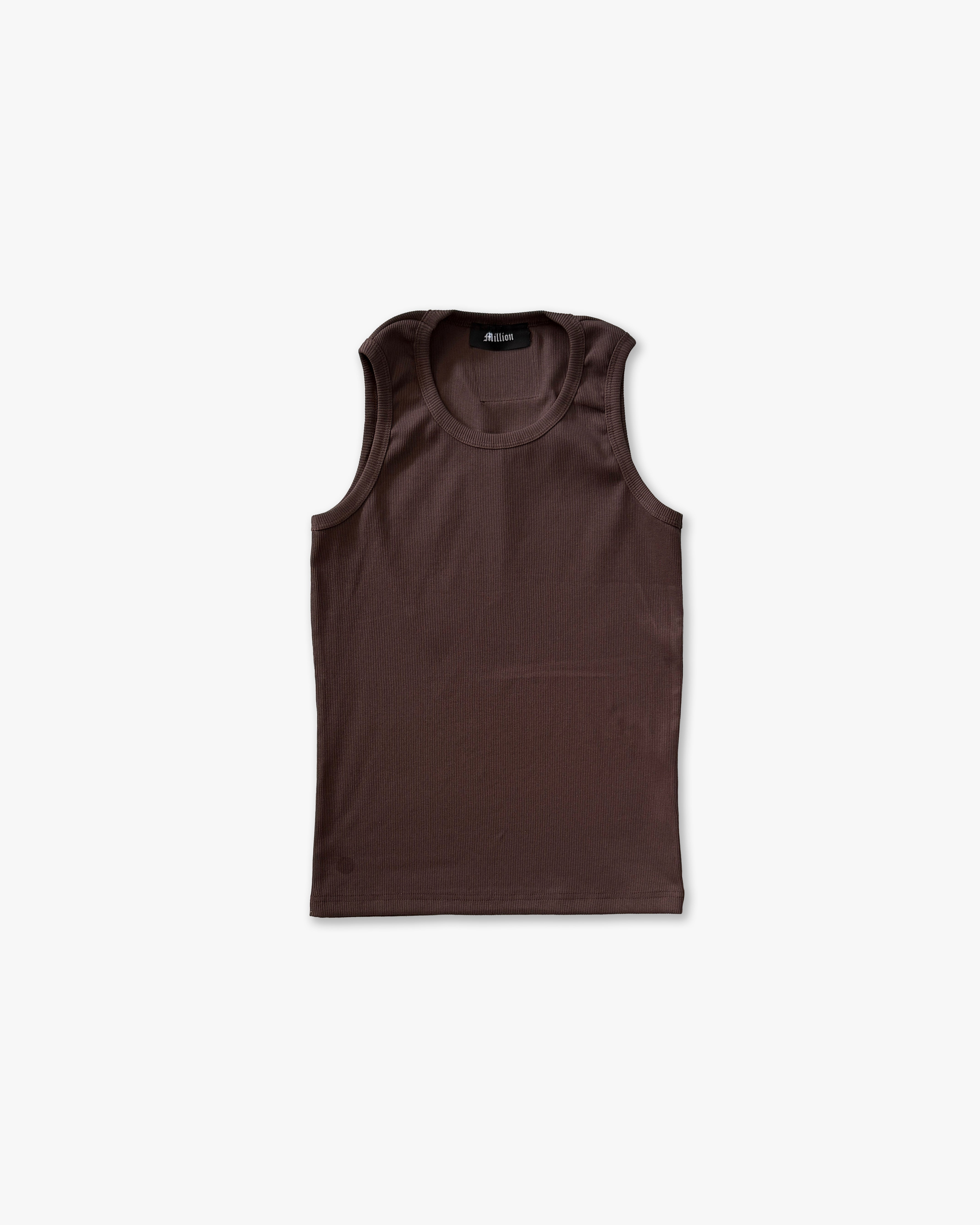 Dark Brown Tank Top