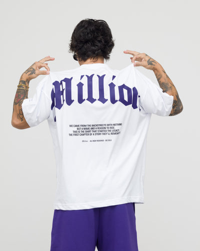 T-Shirt Bianca Origin Viola