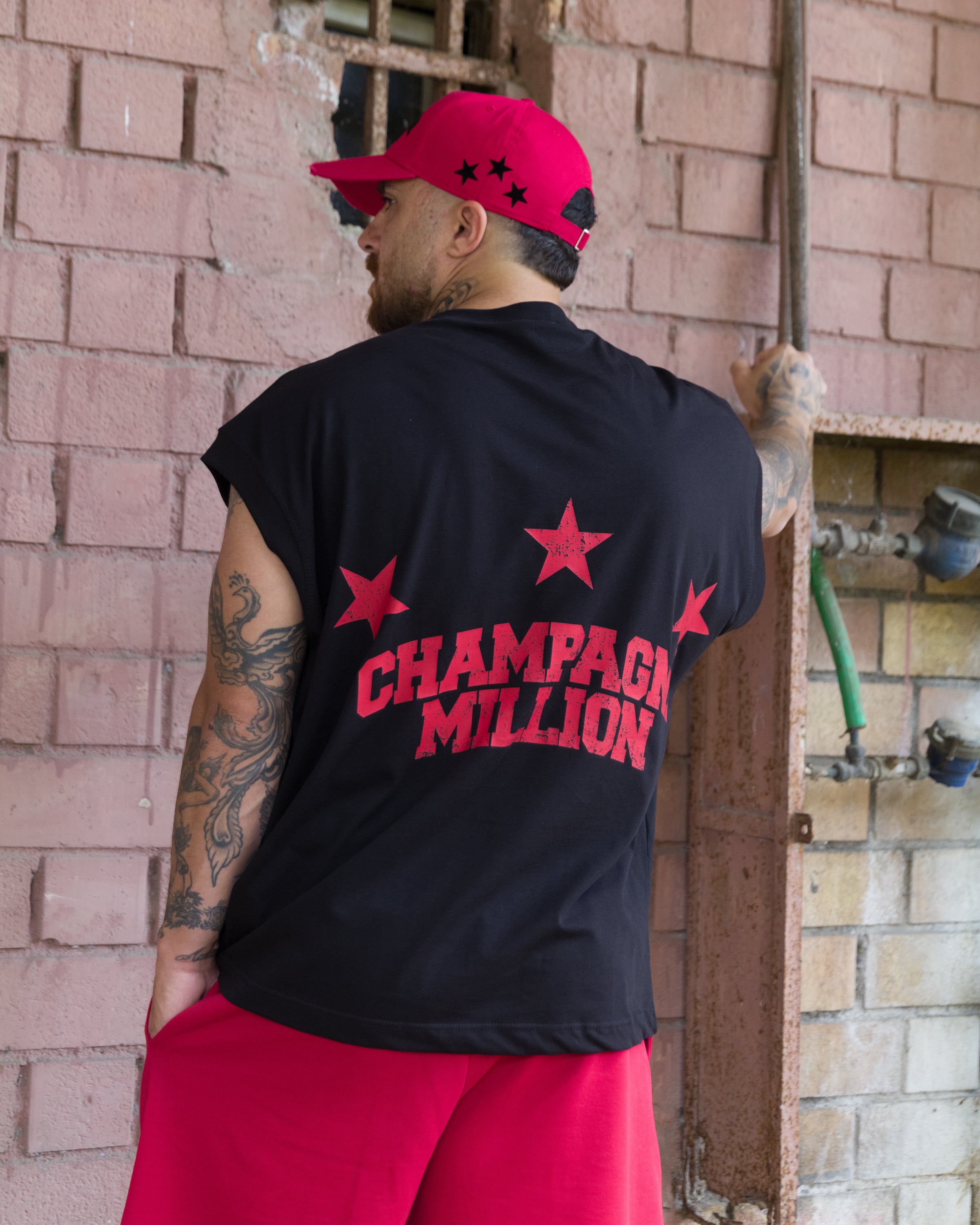 Cappello Champagne Million Rosso