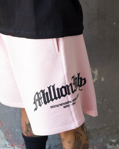 Pink Arch Logo Shorts