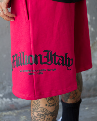 Red Arch Logo Shorts