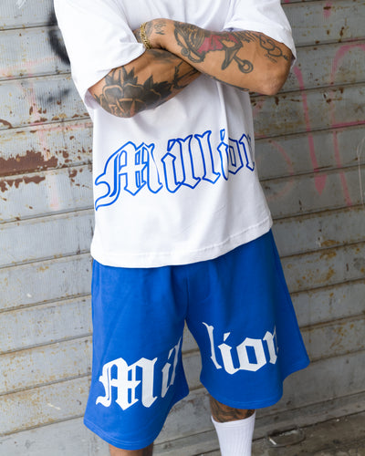 T-Shirt Gothic Outline Royal