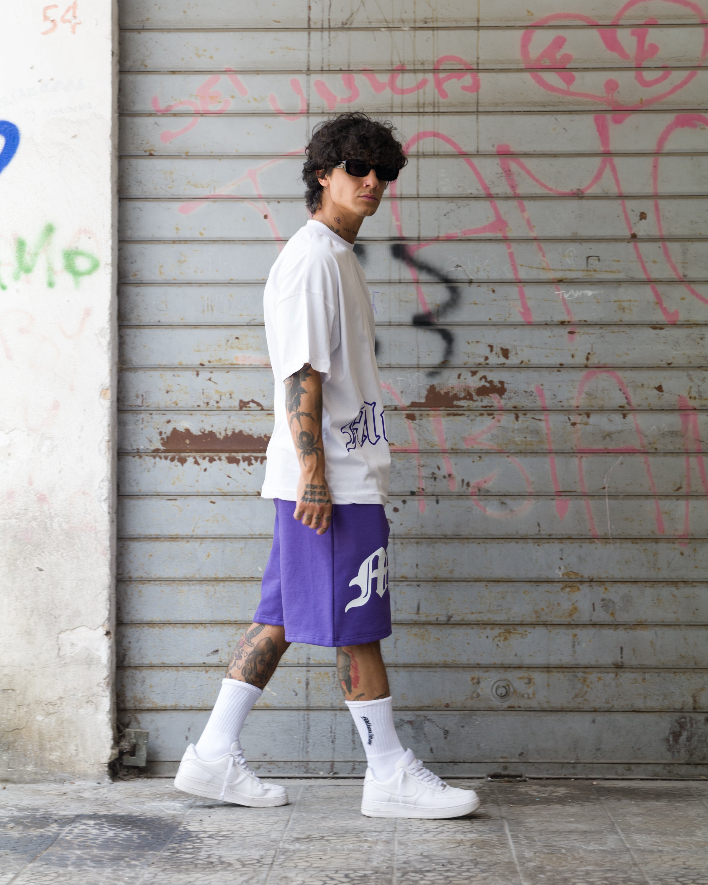 Shorts Logo Full Viola