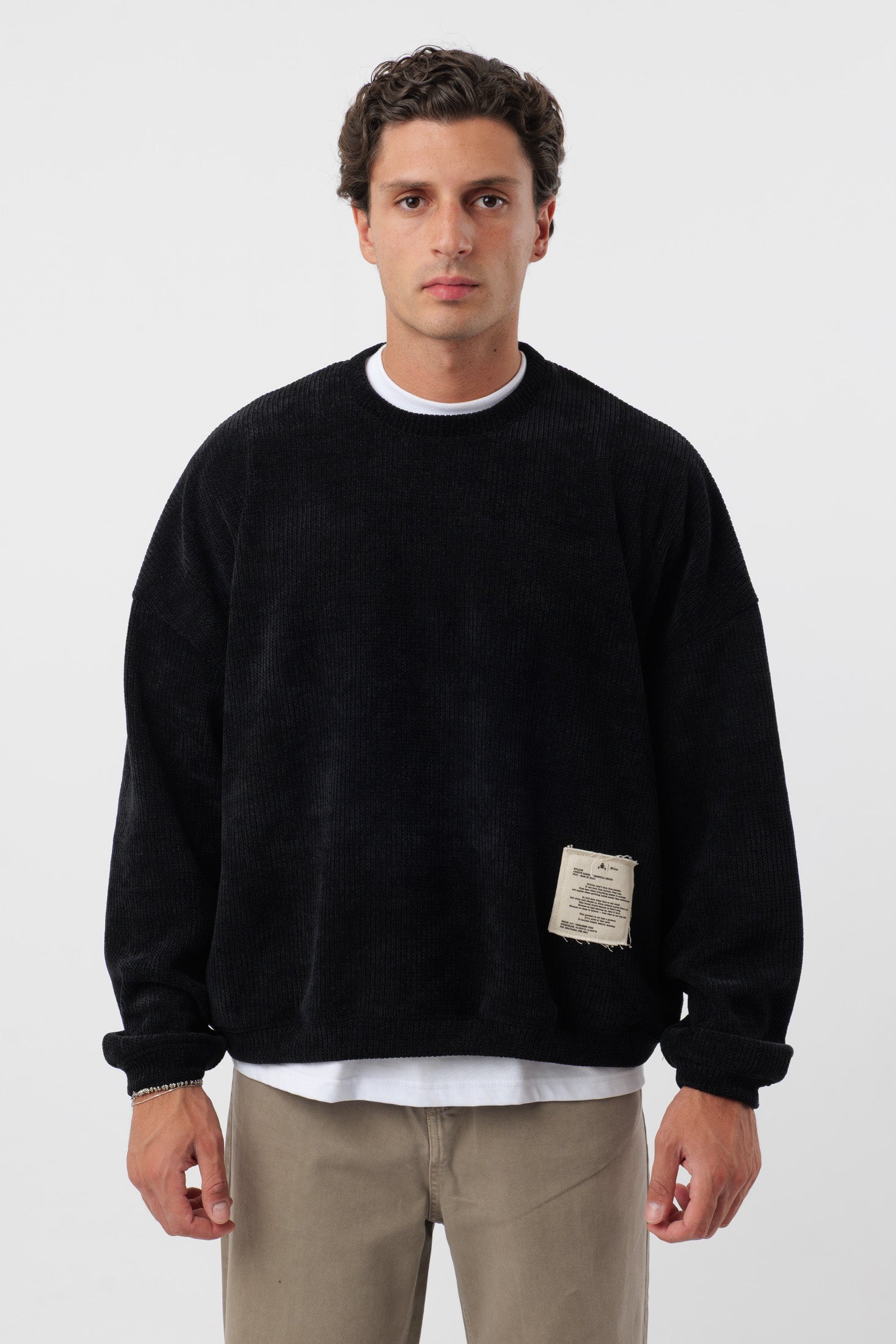 Black 'Archive' Crewneck 