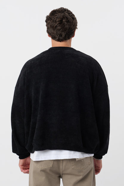 Black 'Archive' Crewneck 