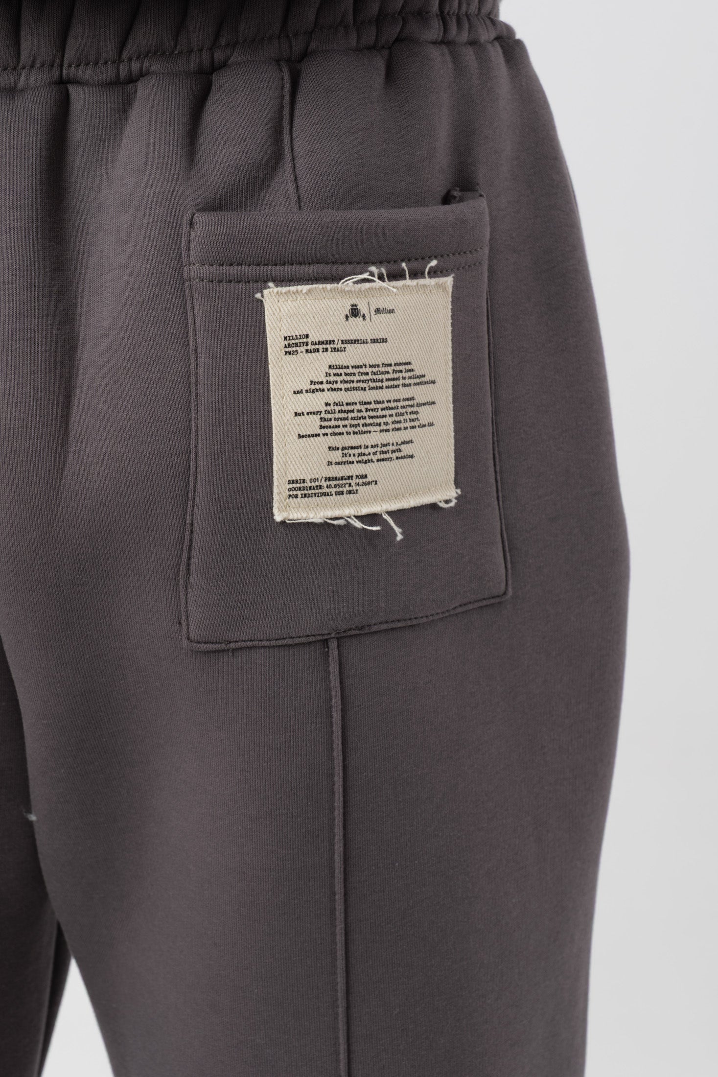 Sweatpants 'Archive' Lead Grey