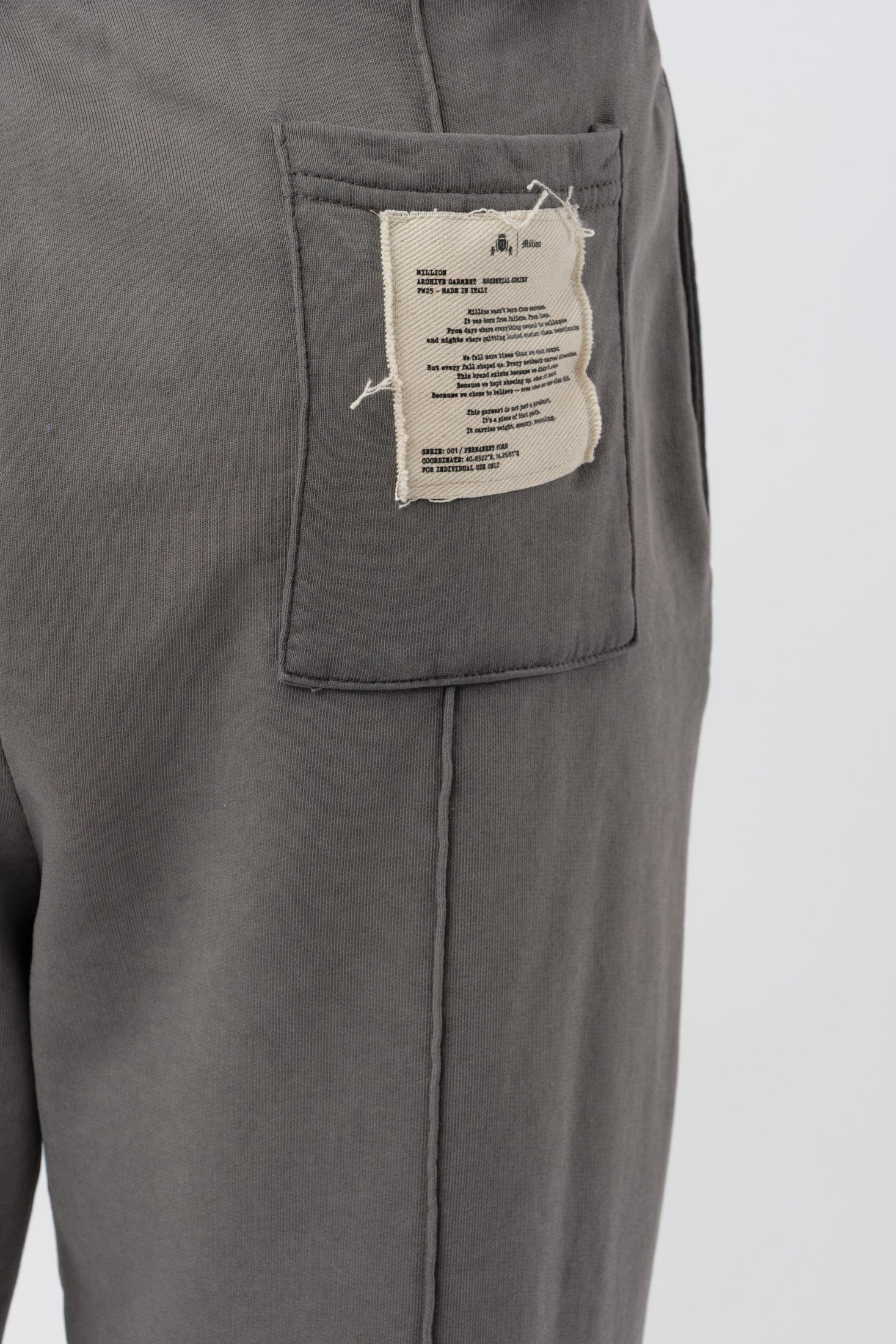 Sweatpants 'Archive' Lead Grey