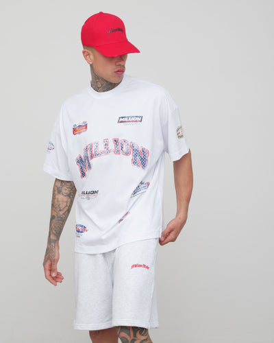 T-Shirt Racing Bianca