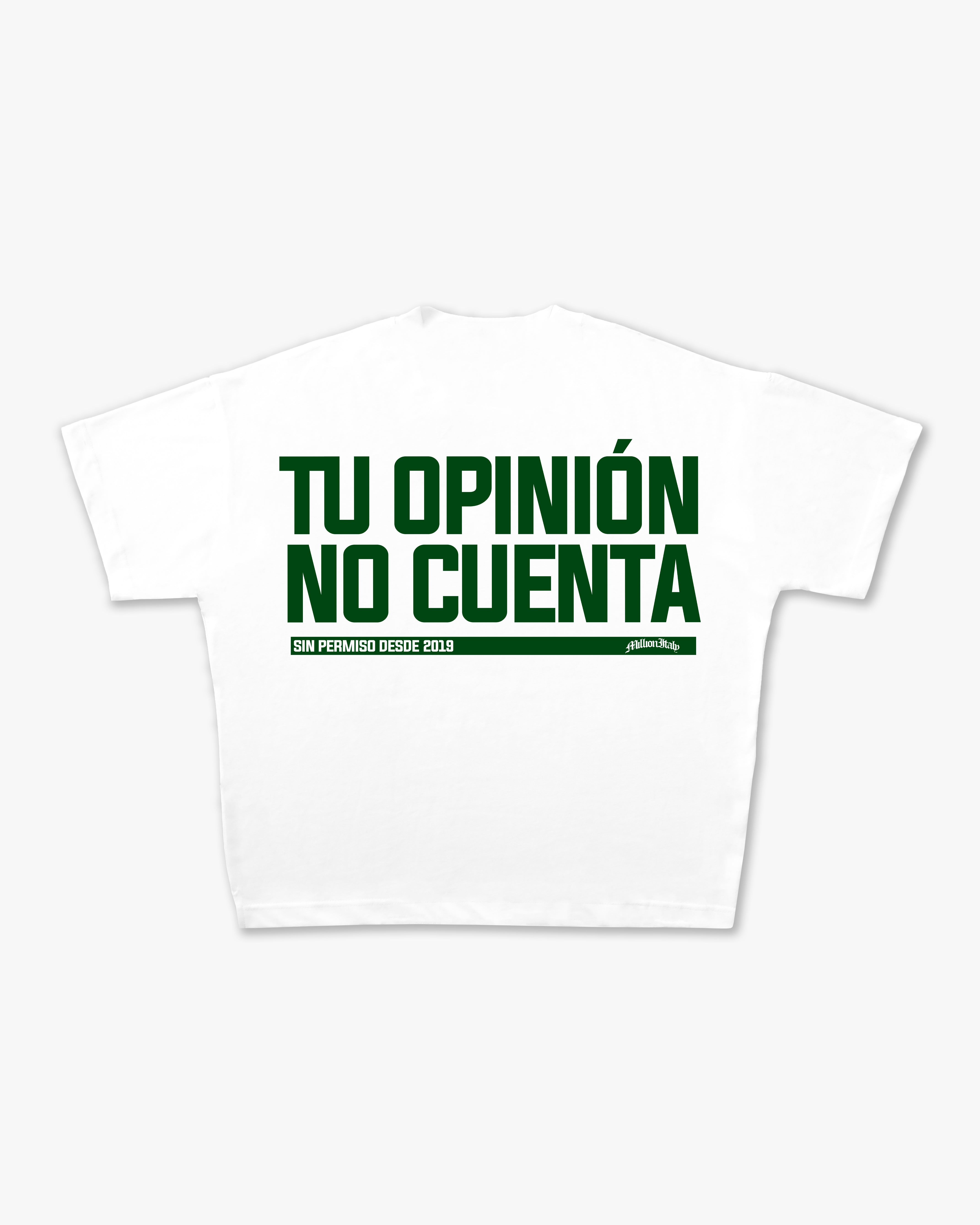 No Cuenta White T-Shirt